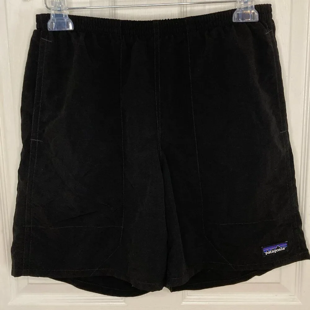 Patagonia Black Nylon Swim Trunks Size Small